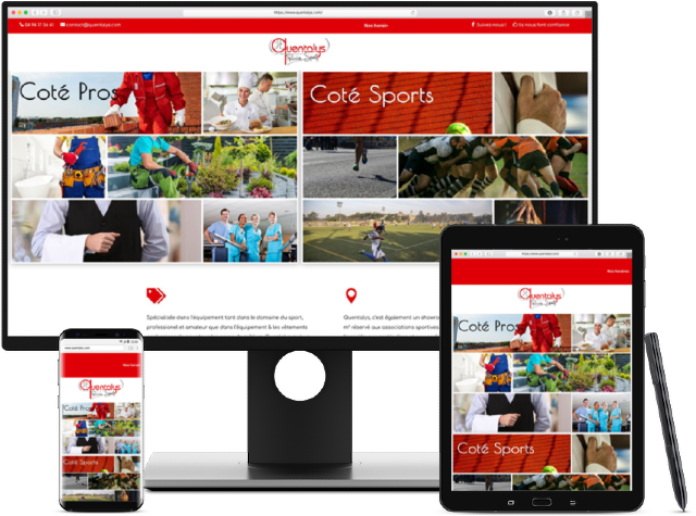 Koralyn Krea • Réalisations Sites WordPress • Site catalogue Quentalys