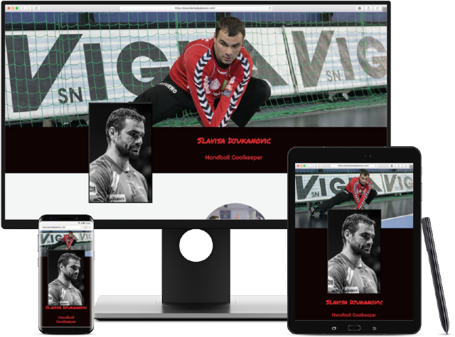Koralyn Krea • Réalisations Sites WordPress • Site sportif Slavisa Djukanovic