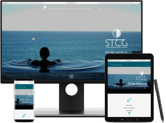 Koralyn Krea • Réalisations Sites WordPress • Site vitrine Spa Thalasso Conseil Gestion
