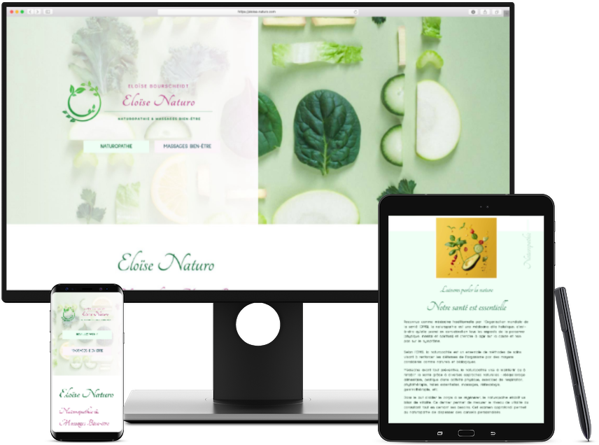 Koralyn Krea • Réalisations Sites WordPress • Site Thérapeute Eloise Naturo