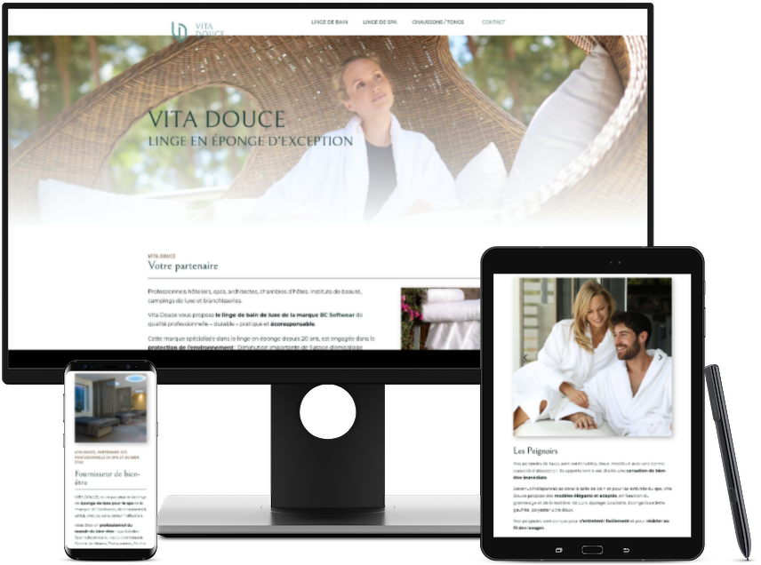 Koralyn Krea • Réalisations Sites WordPress • Site vitrine Vita Douce