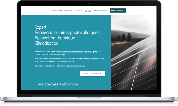 Site Vitrine Domartini Energie
