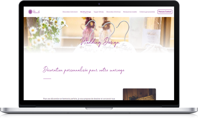 Koralyn Krea • Refonte Site WordPress • Site Vitrine Pétronille Décoration